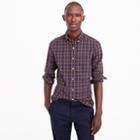 J.Crew Slim heather poplin shirt in purple plaid
