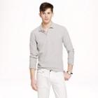 J.Crew Long-sleeve classic piqu&eacute; polo