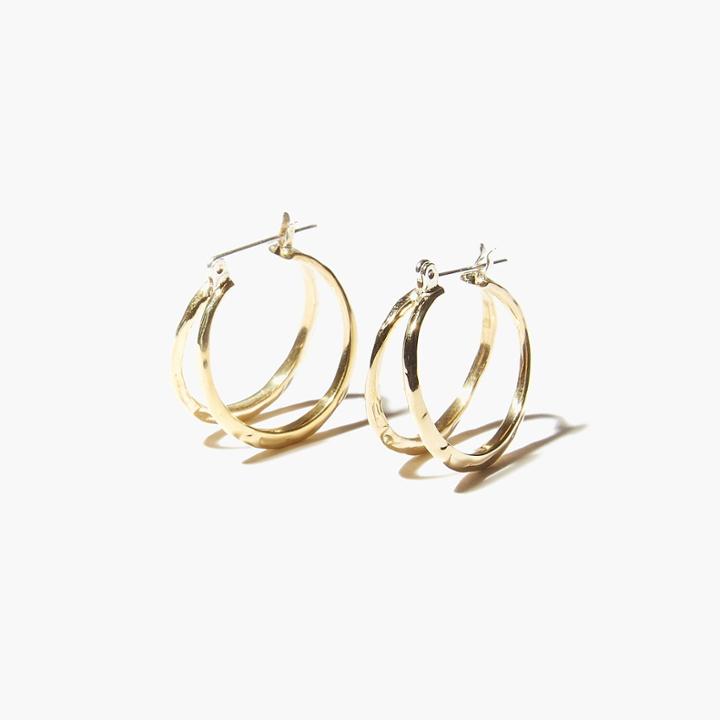 J.Crew Odette New York Joined Ridge hoops