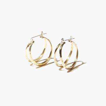 J.Crew Odette New York Joined Ridge hoops