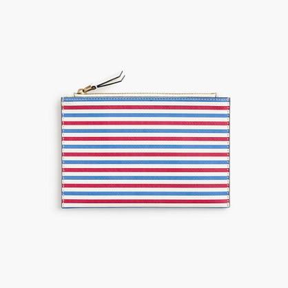 J.Crew Medium striped pouch