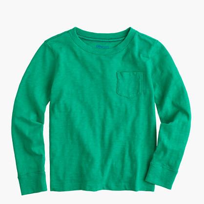 J.Crew Boys' long-sleeve pocket T-shirt