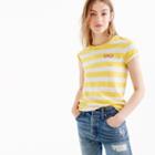 J.Crew Striped embroidered sunglasses T-shirt