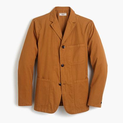 J.Crew Wallace & Barnes unstructured workwear suit jacket in cotton