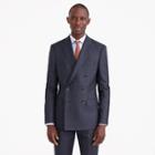 J.Crew Ludlow double-breasted suit jacket in Italian windowpane wool