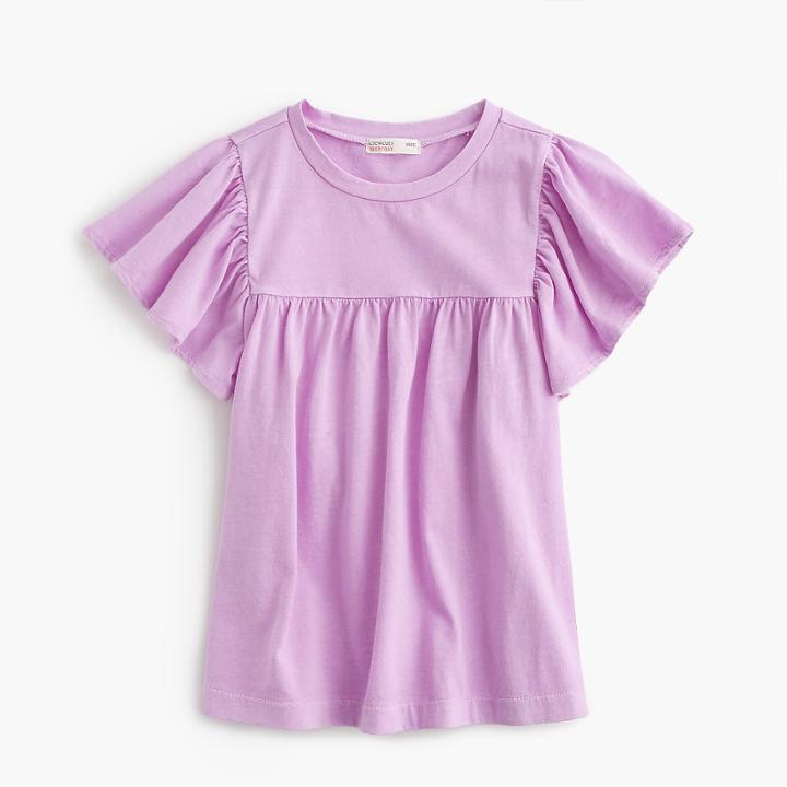 J.Crew Girls' bell-sleeved T-shirt