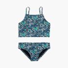 J.Crew Girls' cropped tankini set in Liberty floral
