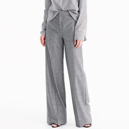 J.Crew Wide-leg pant in Prince of Wales