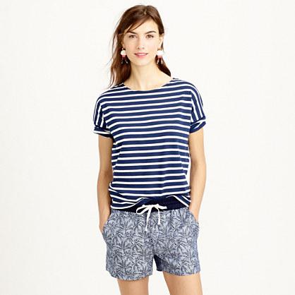 J.Crew Pull-on palm tree short
