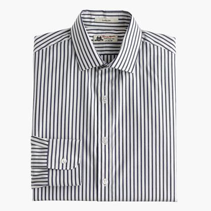 J.Crew Thomas Mason® for J.Crew Ludlow shirt in bright navy stripe