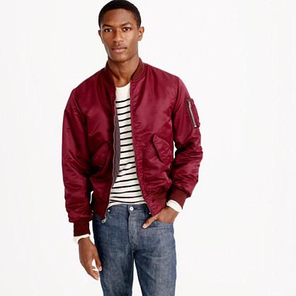 J.Crew Wallace & Barnes MA-1 Primaloft® bomber jacket