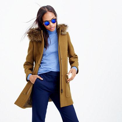 J.Crew Petite chateau parka in stadium-cloth