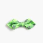 J.Crew Boys' cotton bow tie in neon gingham