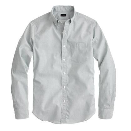 J.Crew Slim Secret Wash shirt in end-on-end cotton