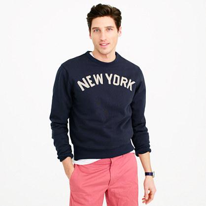 J.Crew Wallace & Barnes New York chain-stitch crewneck sweatshirt