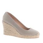 J.Crew Seville metallic espadrille wedges