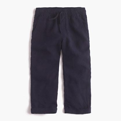 J.Crew Boys' pull-on pant in linen