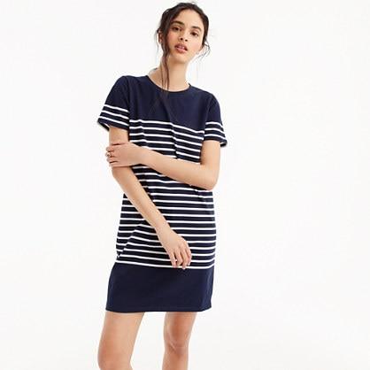 J.Crew T-shirt dress in nautical stripe