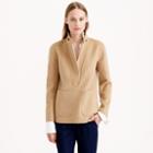J.Crew Collection double-faced cashmere popover jacket
