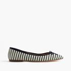 J.Crew Gemma flats in stripe