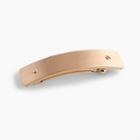 J.Crew Skinny barrette in brushed metal