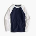 J.Crew Boys' long-sleeve colorblock rash guard