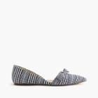 J.Crew Sloan plaid d'Orsay flats with bow