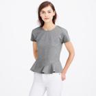J.Crew Structured flutter tee