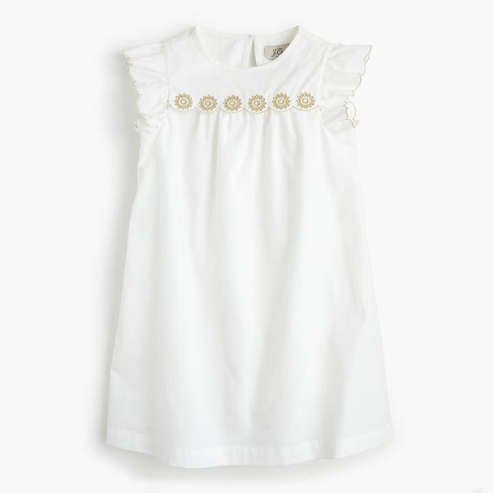 J.Crew Girls' scallop-trimmed dress