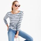 J.Crew Long-sleeve striped painter T-shirt