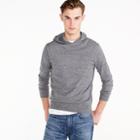 J.Crew Cotton pullover hoodie in grey