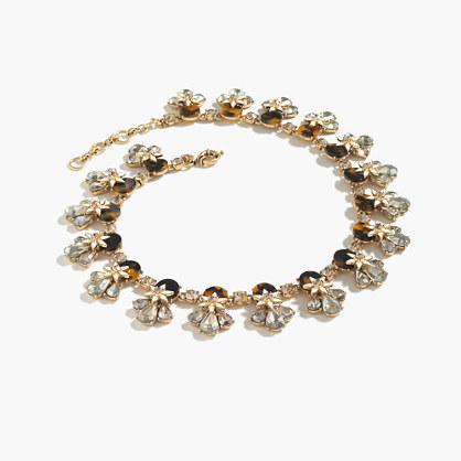 J.Crew Tortoise and daisy necklace
