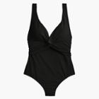 J.Crew Twist-front one-piece swimsuit