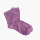 J.Crew Space dye lurex bootie socks