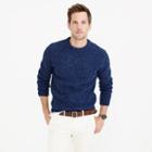 J.Crew Lambswool cable crewneck sweater