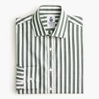 J.Crew Cordings&trade; for J.Crew shirt in green stripes