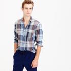 J.Crew Slim Indian madras shirt in seaside lawn