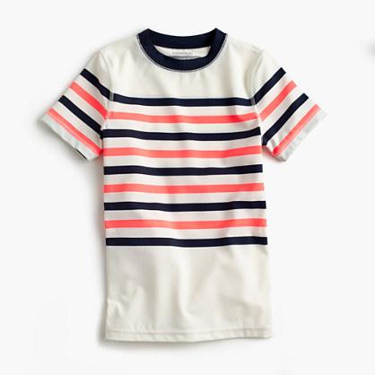 J.Crew Boys' short-sleeve vintage stripe rash guard