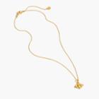 J.Crew Demi-fine 14k gold-plated bee necklace