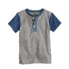 J.Crew Boys' contrast-sleeve henley