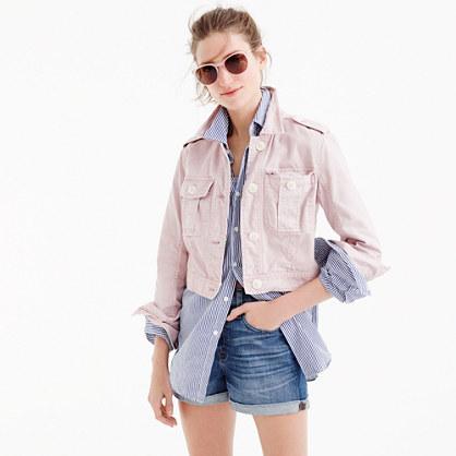 J.Crew Cropped cotton jacket