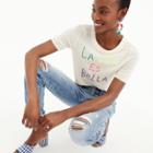 J.Crew Tippi short-sleeve sweater in La Vida Es Bella