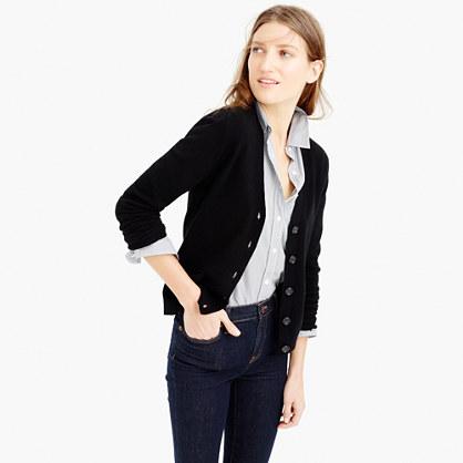 J.Crew Italian cashmere short cardigan sweater