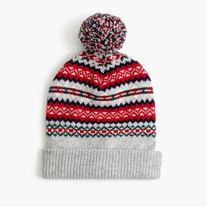 J.Crew Boys' Fair Isle beanie