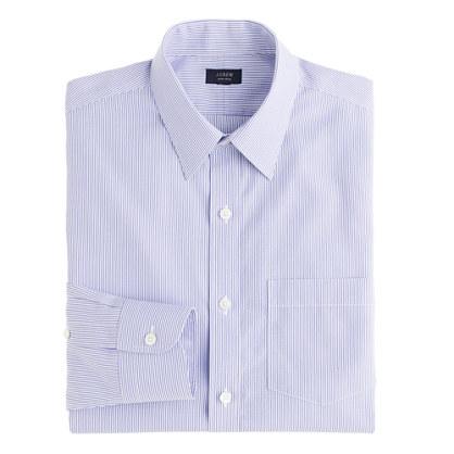 J.Crew Slim non-iron dress shirt in peri stripe