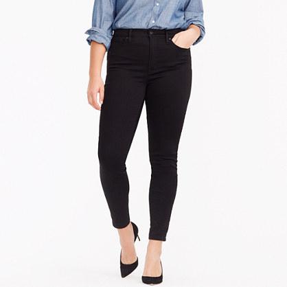 J.Crew Tall 10 highest-rise toothpick jean in true black