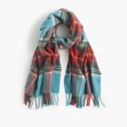 J.Crew Winter plaid scarf