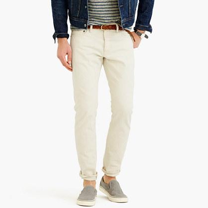 J.Crew 484 slim selvedge jean in wheat