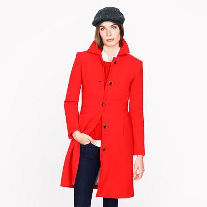 J.Crew Double-cloth lady day coat with Thinsulate®