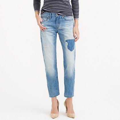 J.Crew Point Sur vintage cropped Japanese selvedge jean in Medrano wash